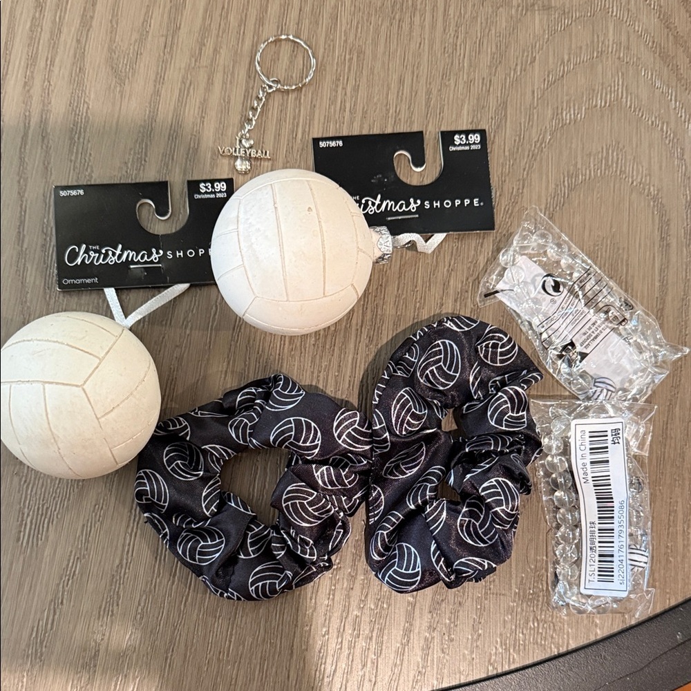 Volleyball Print Black accessories